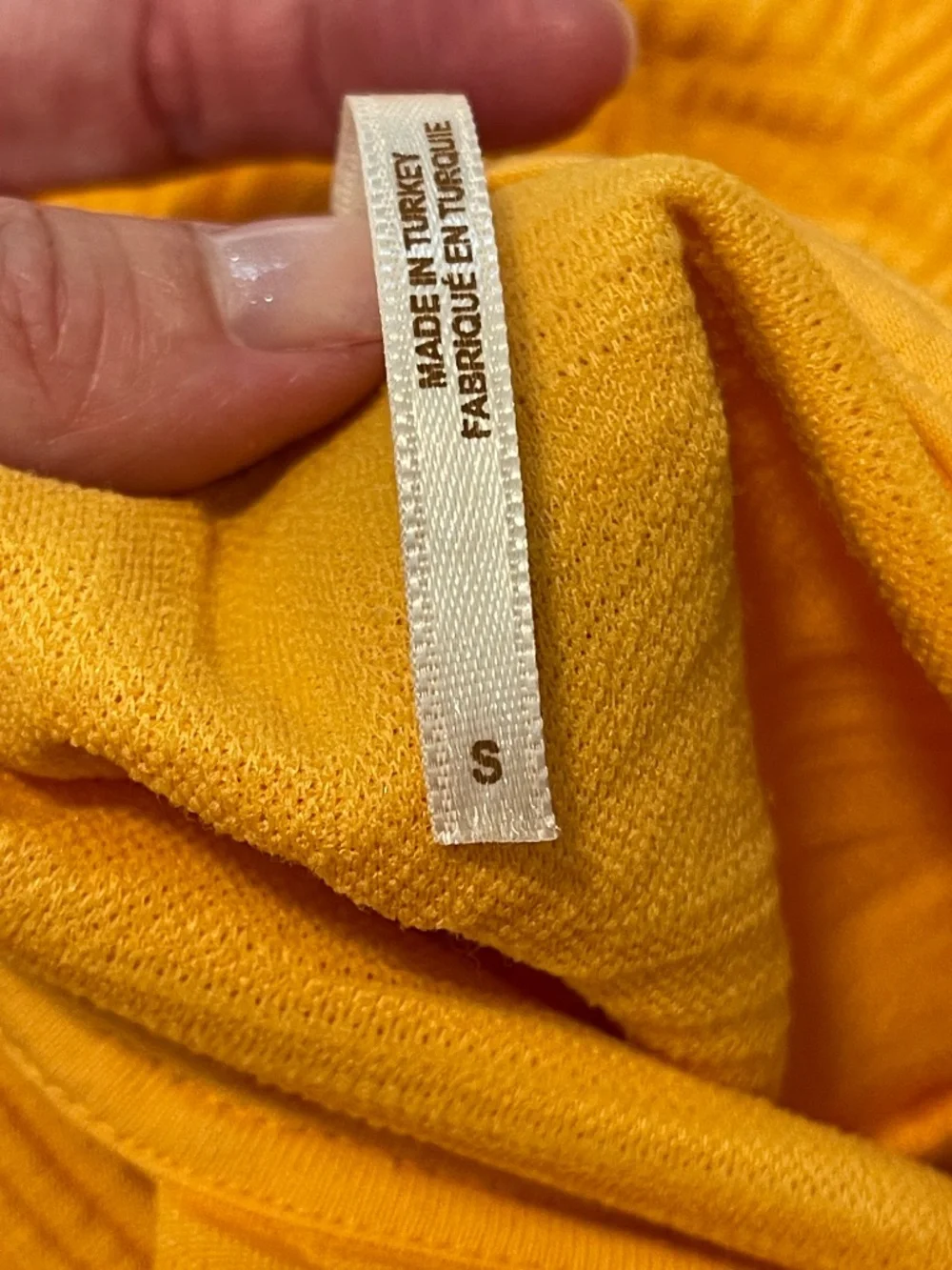 Free People Orange Puff Sleeve Babydoll Dress